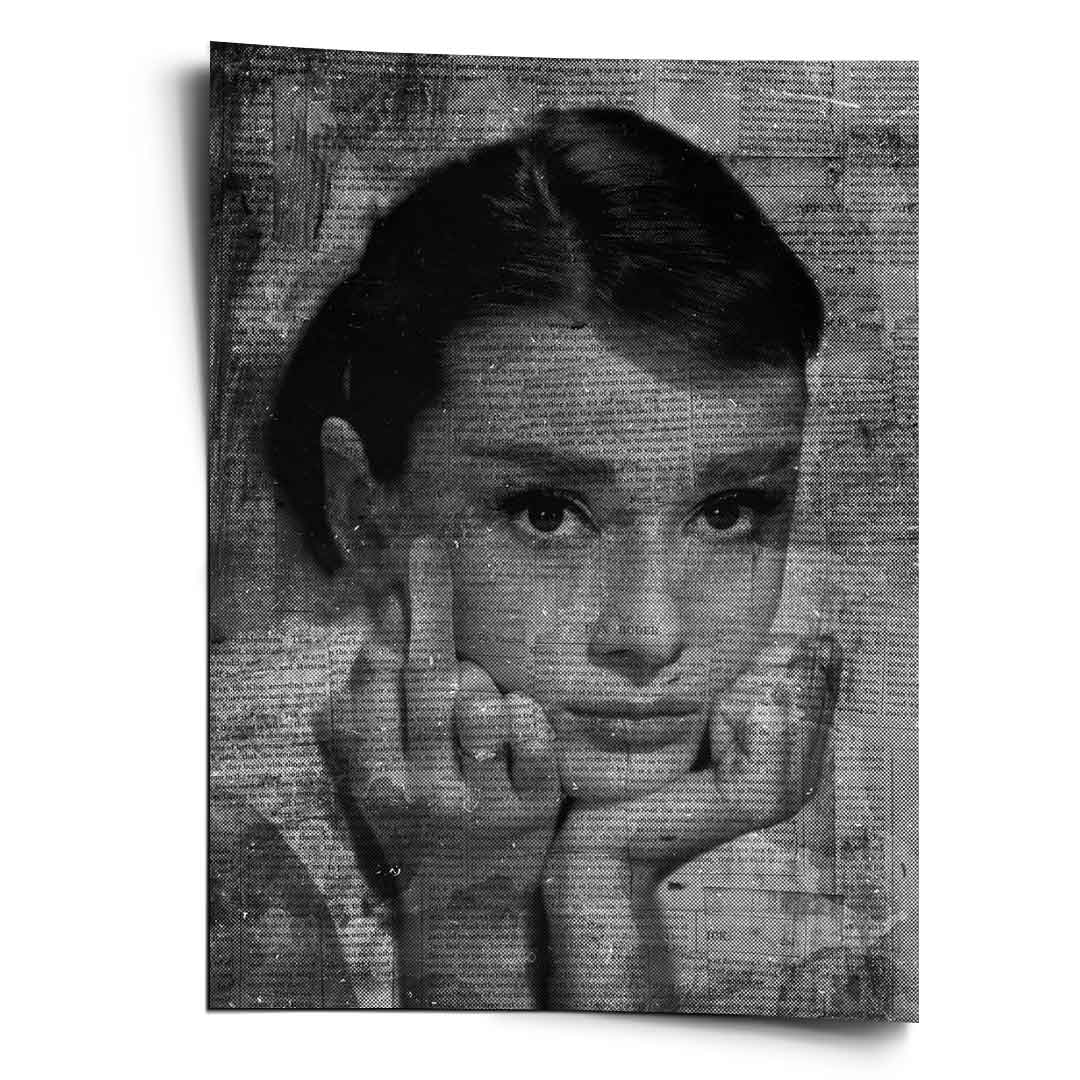 Audrey Hepburn Portrait - Poster