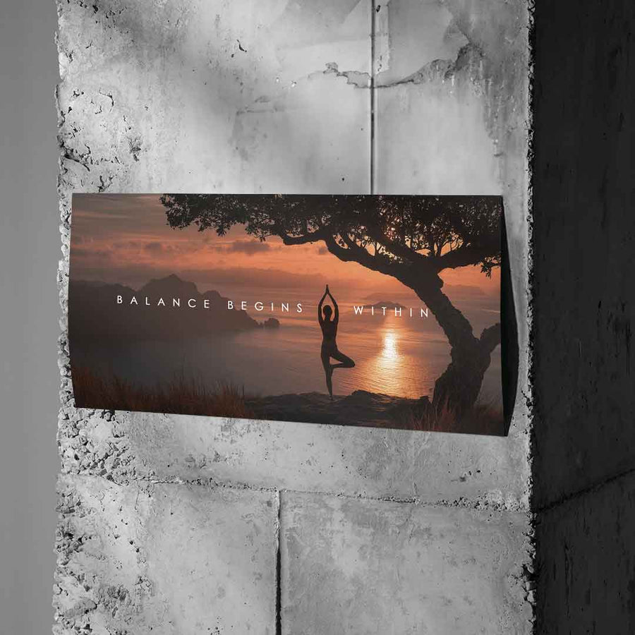 Balance Begins Within - Poster
