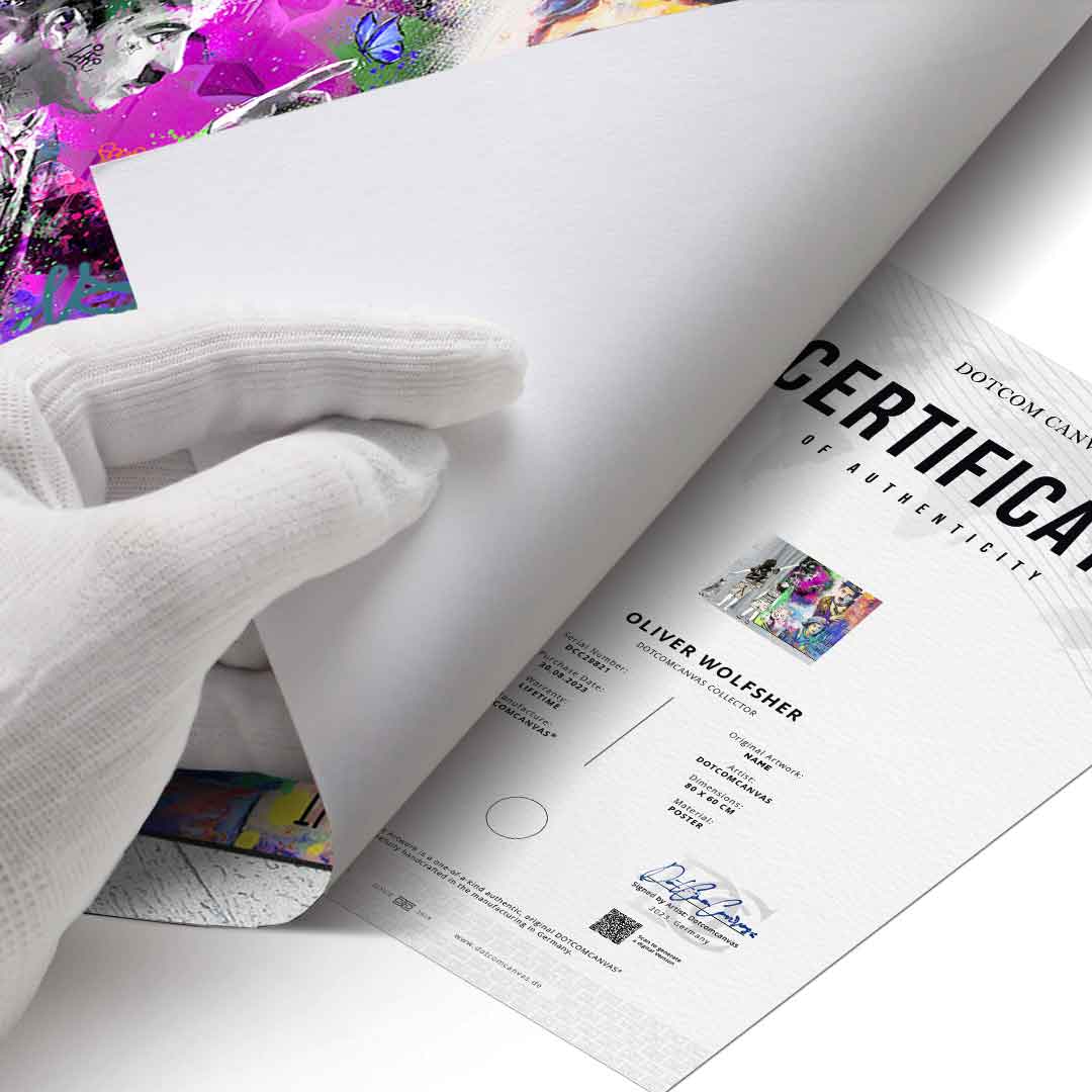 Banksy Curtain - Poster