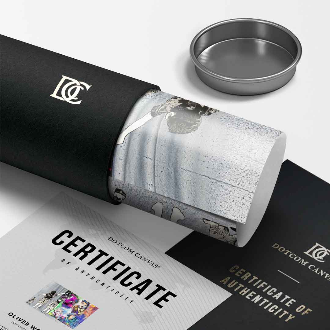 Banksy Curtain - Poster