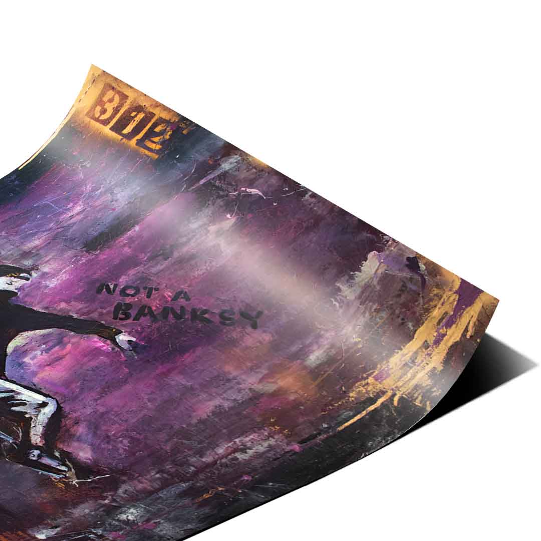 Banksy Wheelchair - Poster