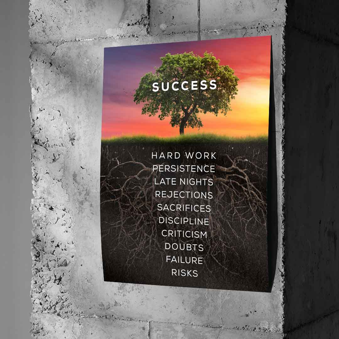 Tree of success - poster