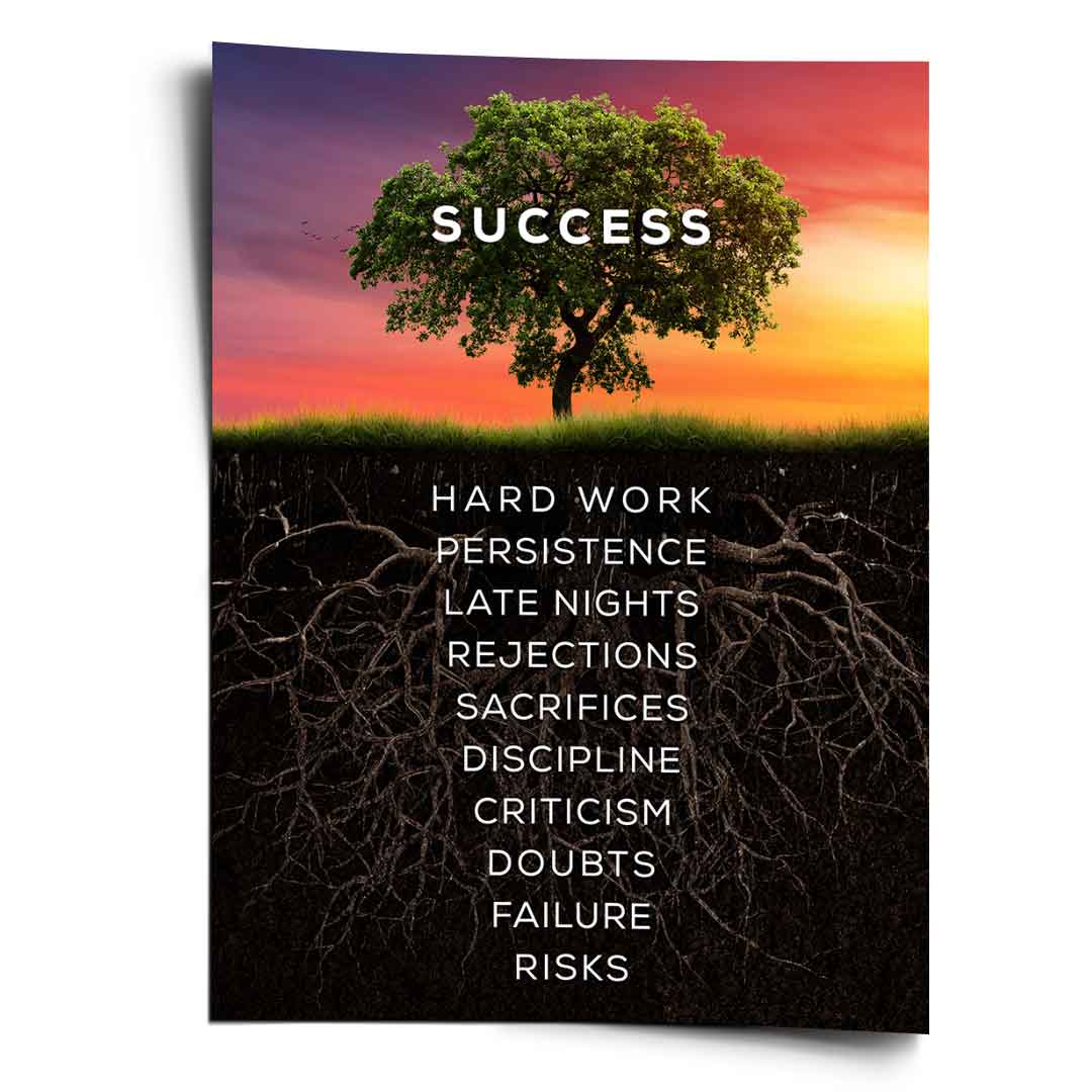 Tree of success - poster