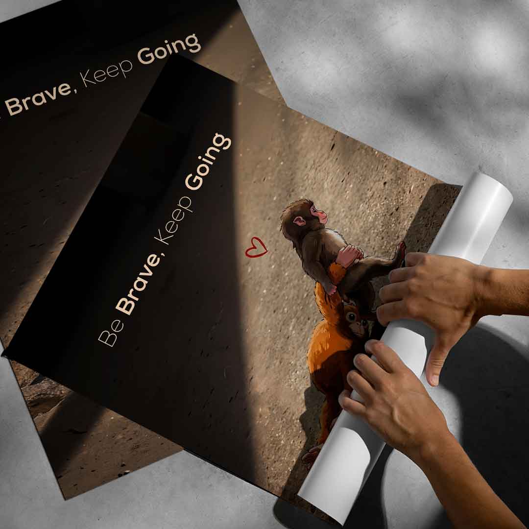 Pancho - Be Brave, Keep Going - Poster