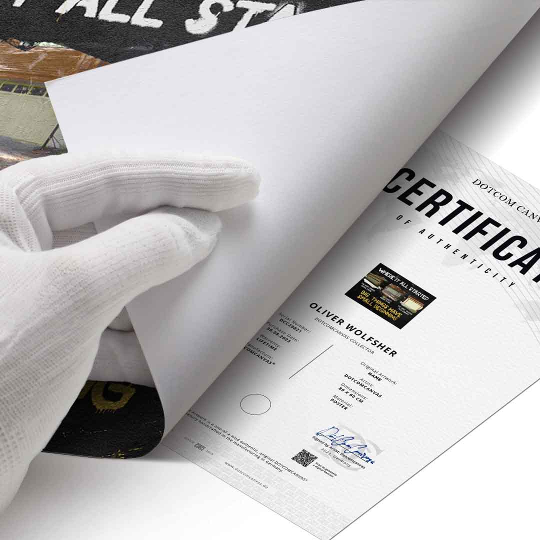 Big Things have small Beginnings - Poster