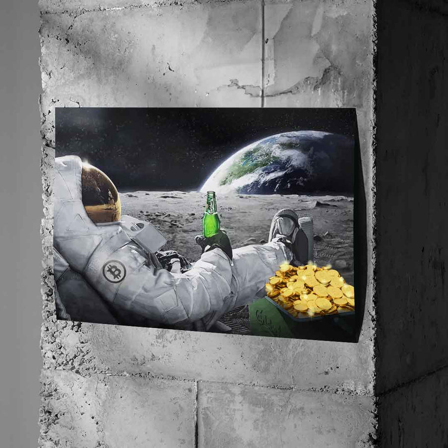 Bitcoin Astronaut Lifestyle – Plakat