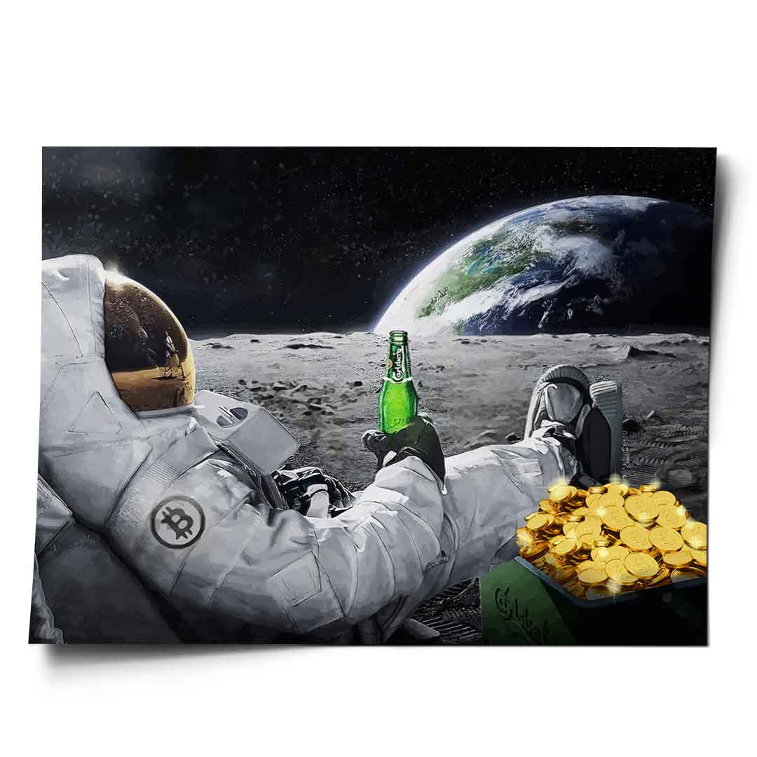 Bitcoin Astronaut Lifestyle - Poster