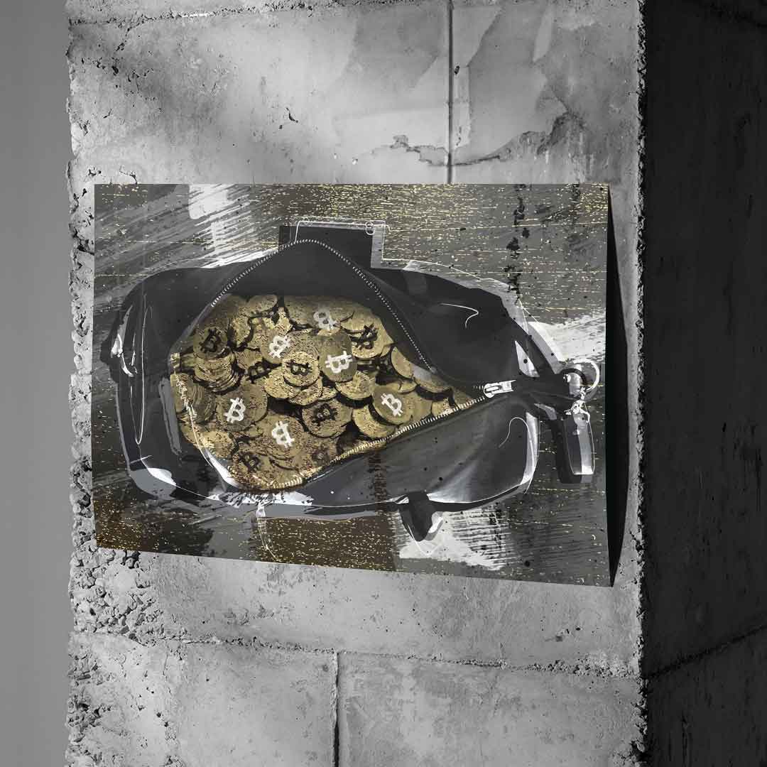 Bitcoin Bag - Poster