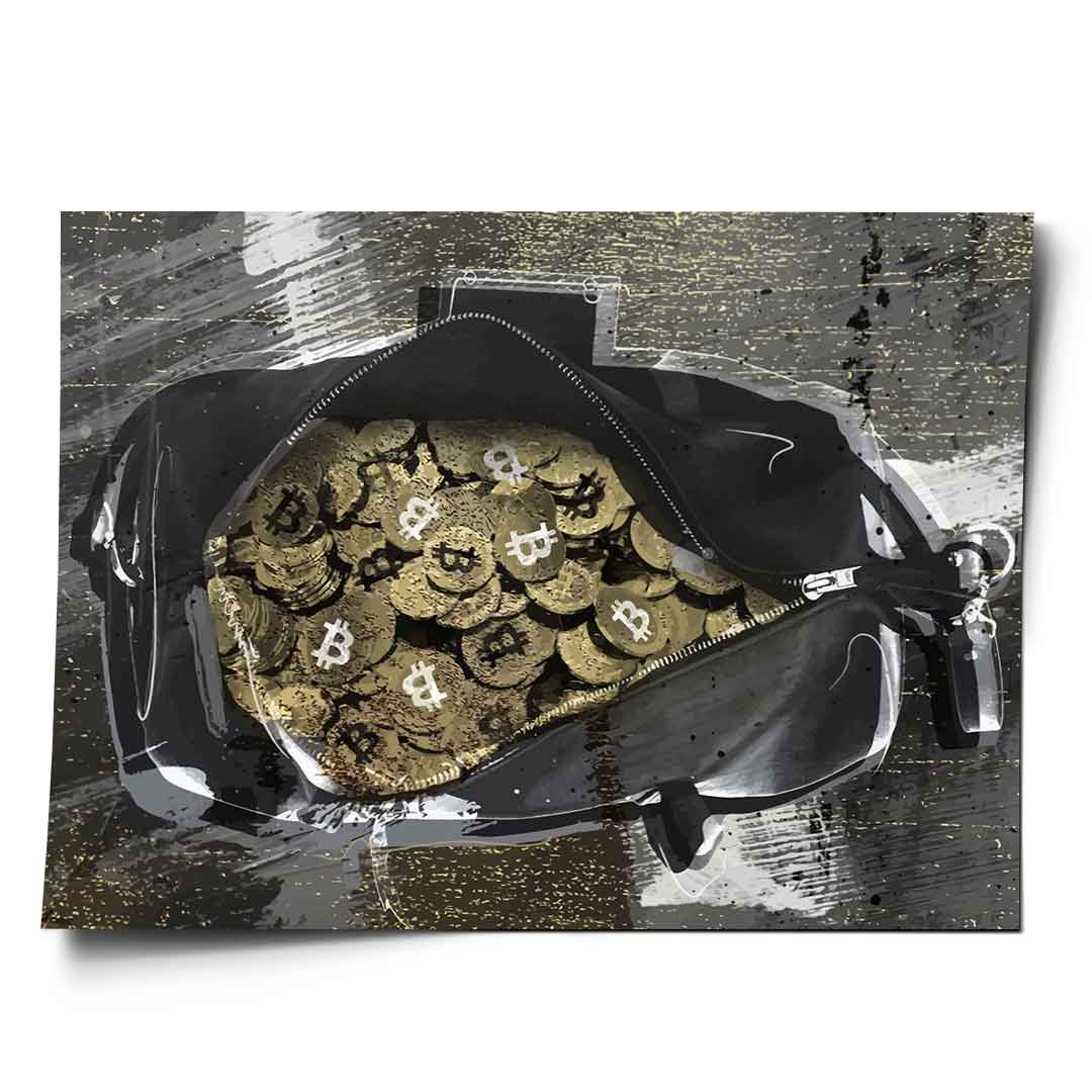 Bitcoin Bag - Poster