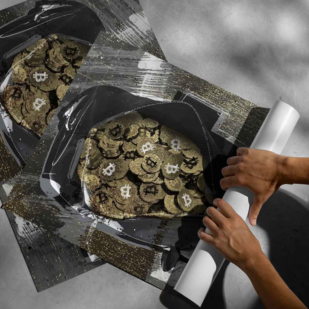 Bitcoin Bag - Poster