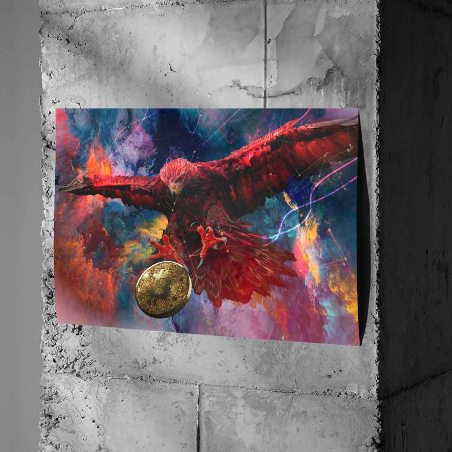 Bitcoin Eagle - Plakat