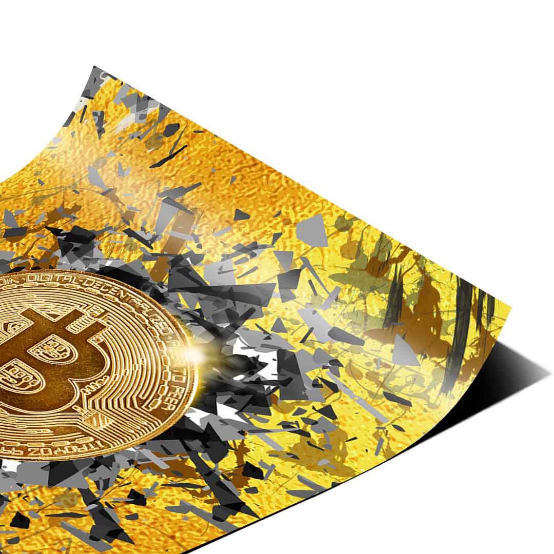 Bitcoin explosion - poster