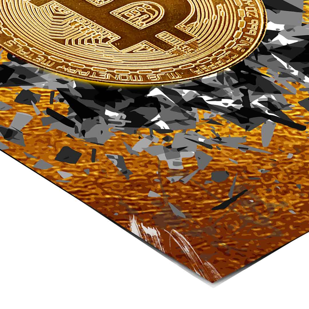 Bitcoin explosion - poster