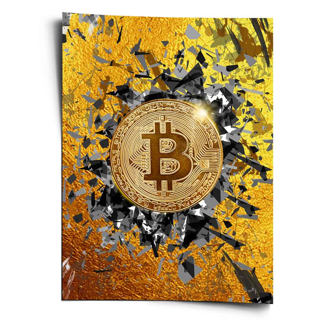 Bitcoin explosion - poster