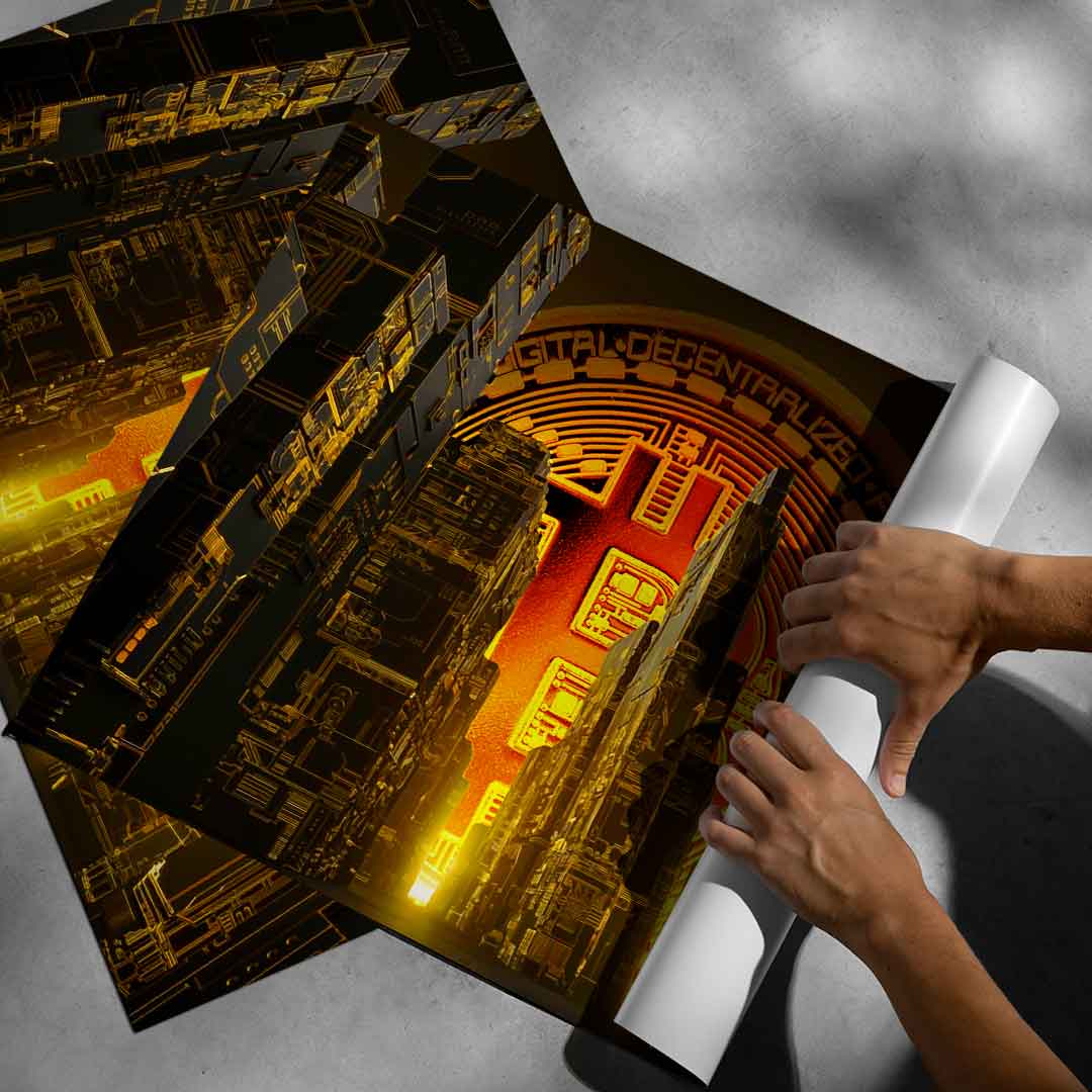 Bitcoin Matrix - Poster