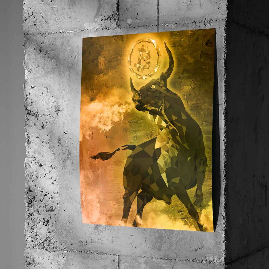 Bitcoin Bull - Poster