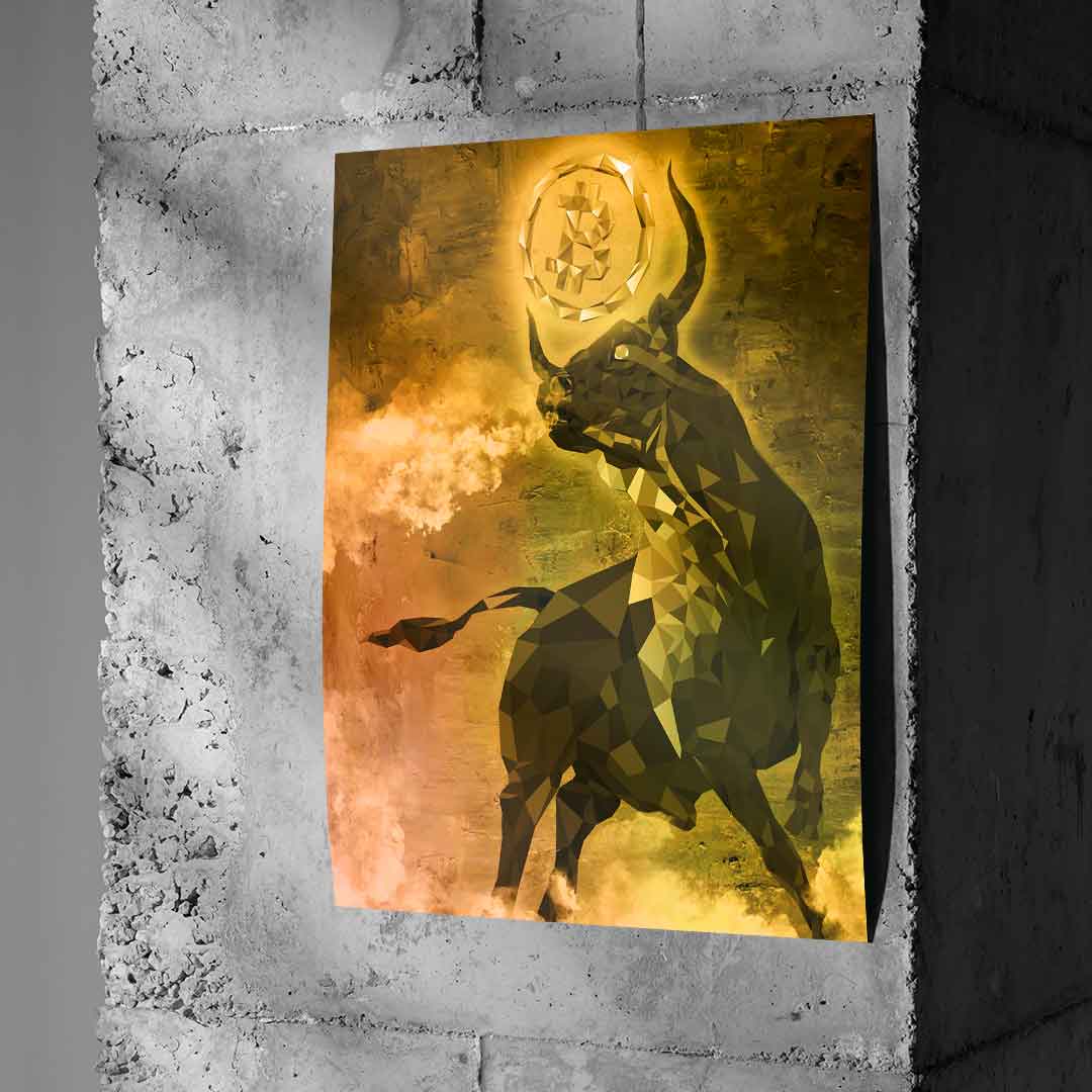 Bitcoin Stier - Poster