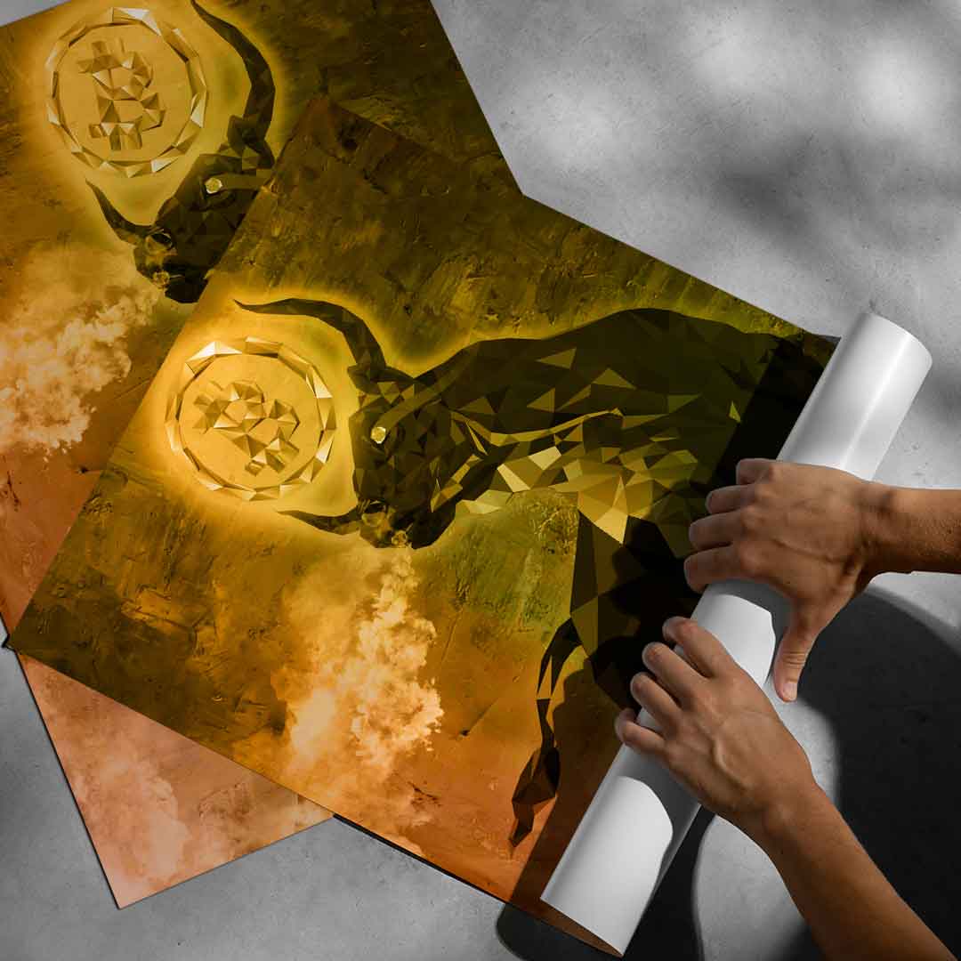 Bitcoin Bull - Poster