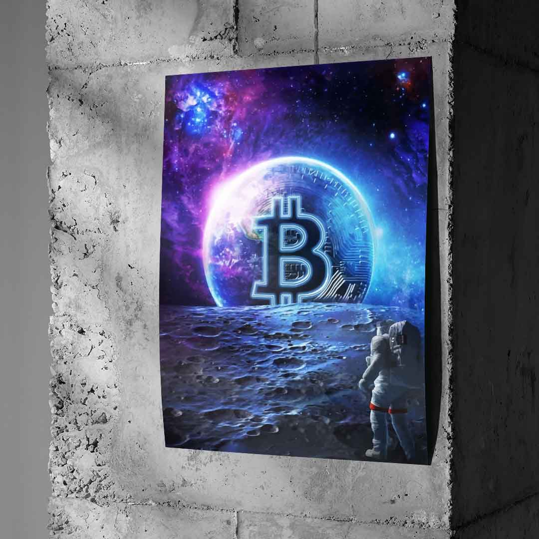 Bitcoin Sunset - Poster