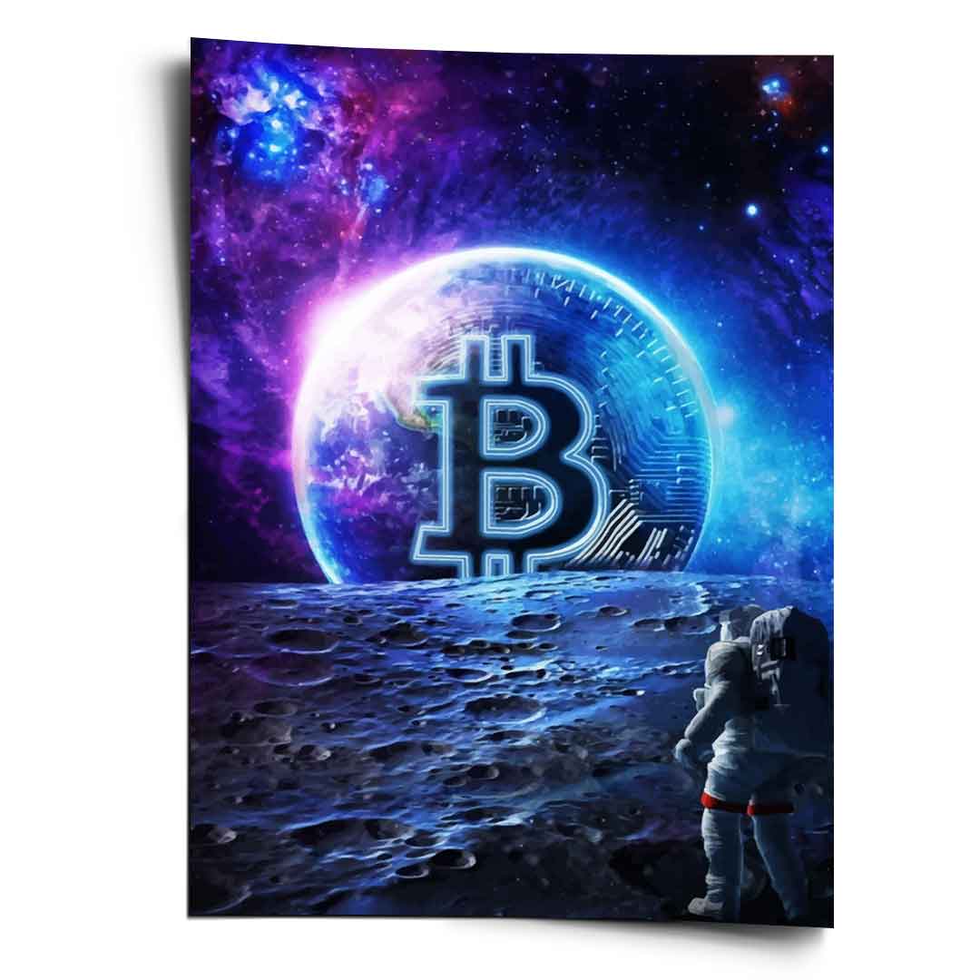 Bitcoin Sunset - Poster