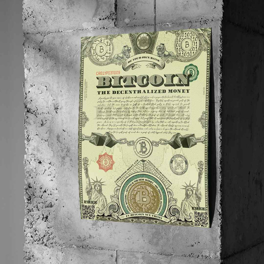Bitcoin is the New Money - Poster
