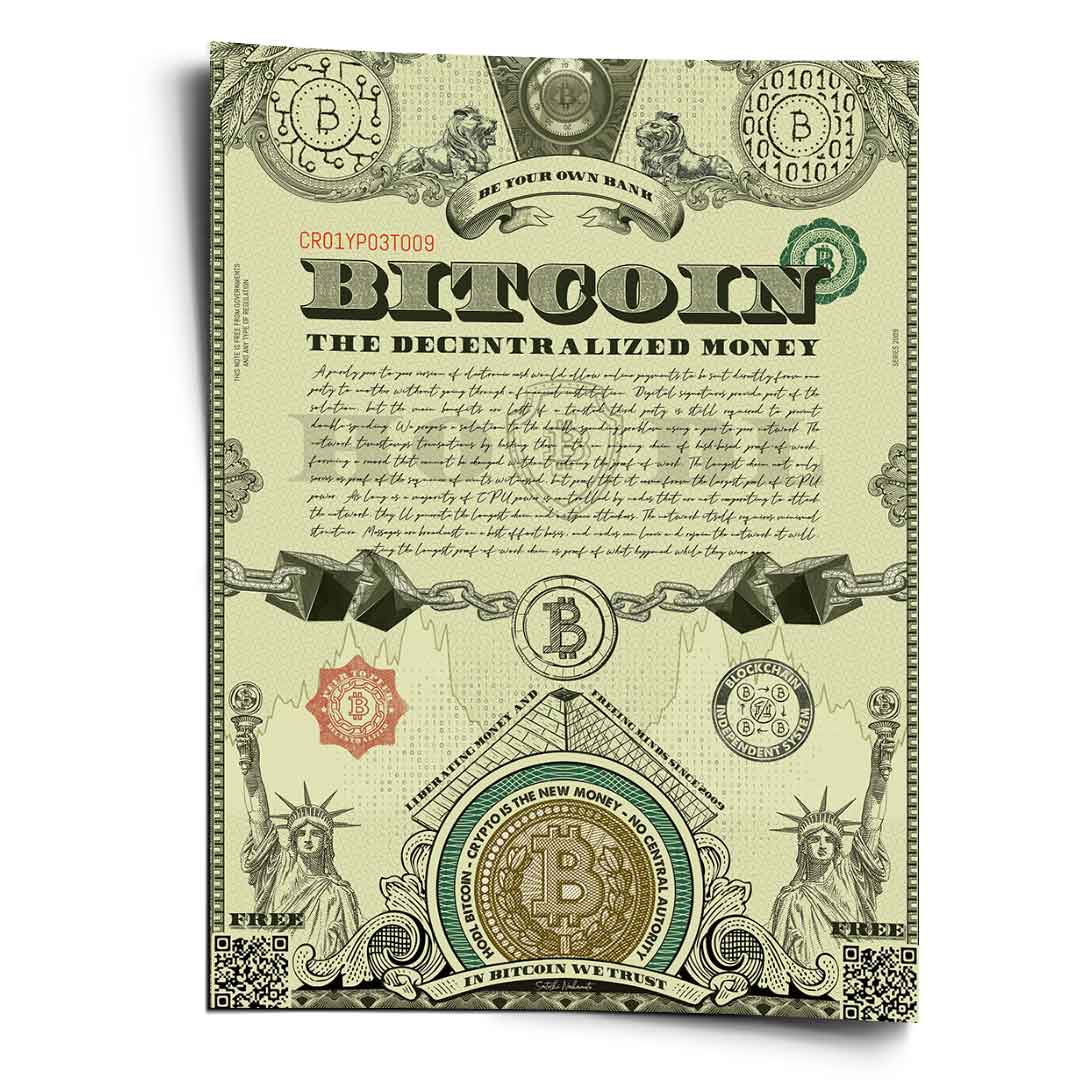 Bitcoin is the new money poster