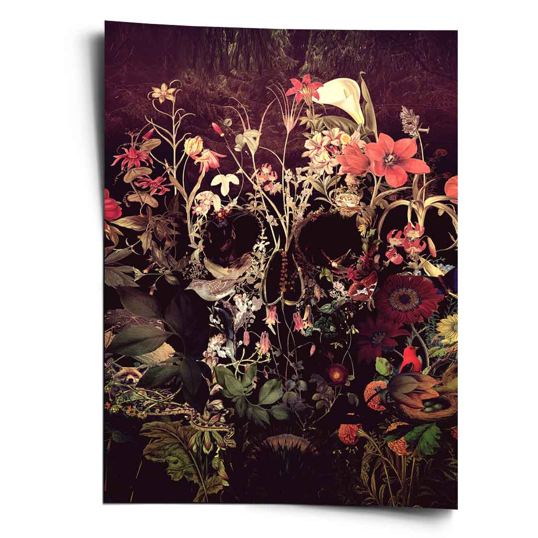 Bloom Skull - Poster