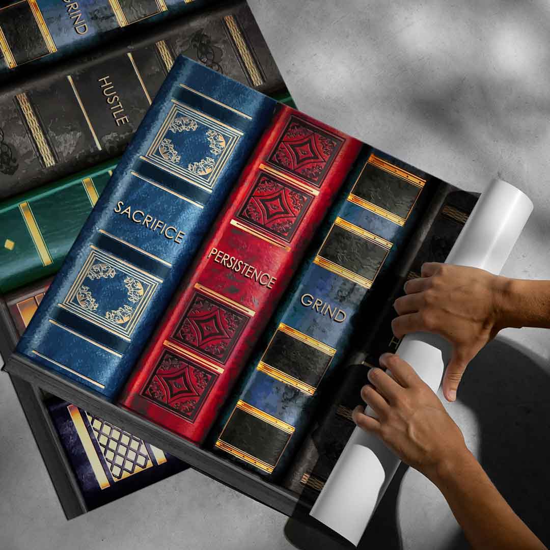 Books Build Mindset - Poster