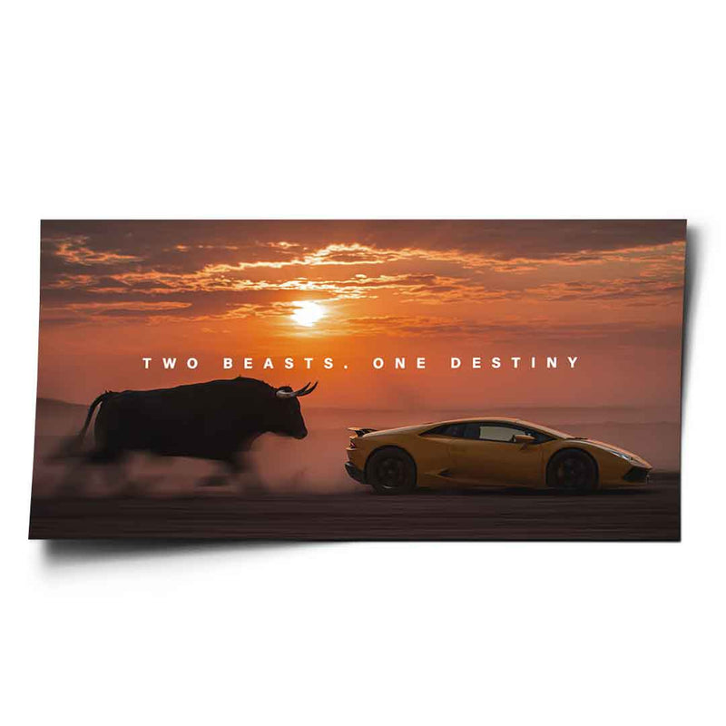 Two Beasts ( Lambo ) - Poster