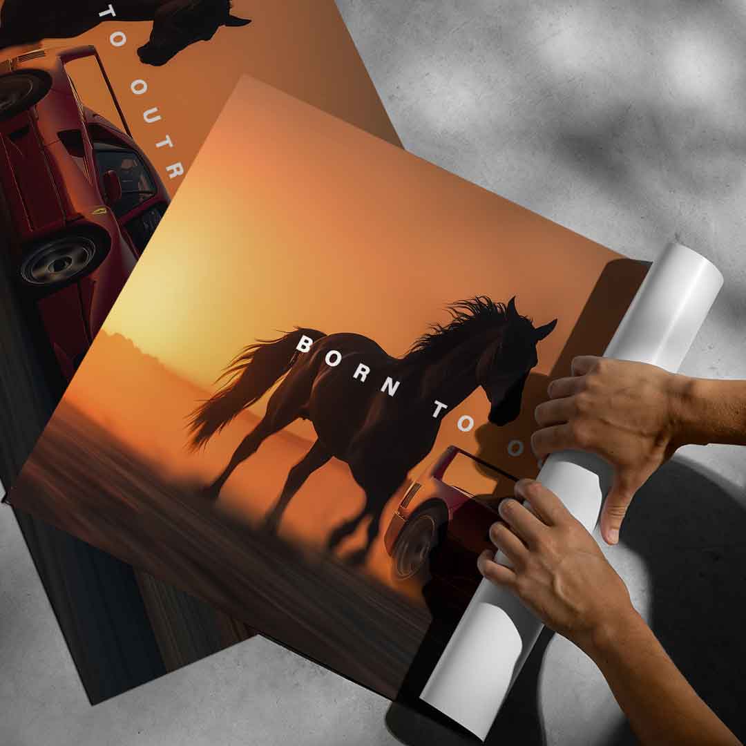 Born to Outrun Limits - Poster