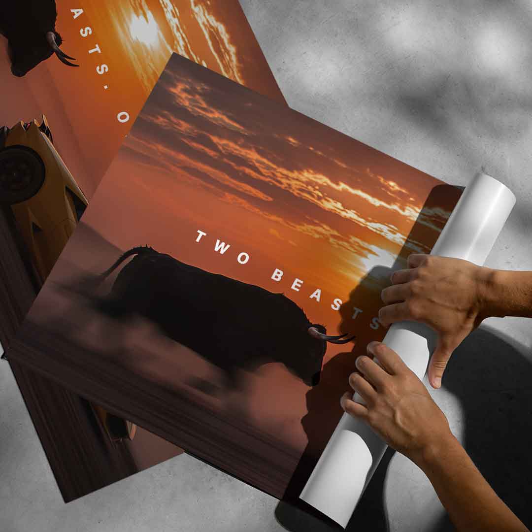 Two Beasts ( Lambo ) - Poster