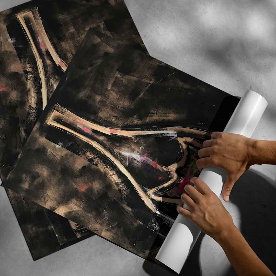 Bronze Champagne - Poster