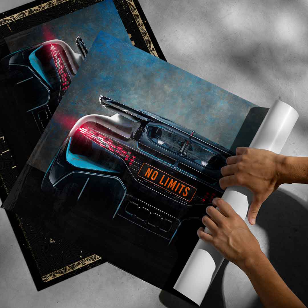 Bugatti Backside - Poster