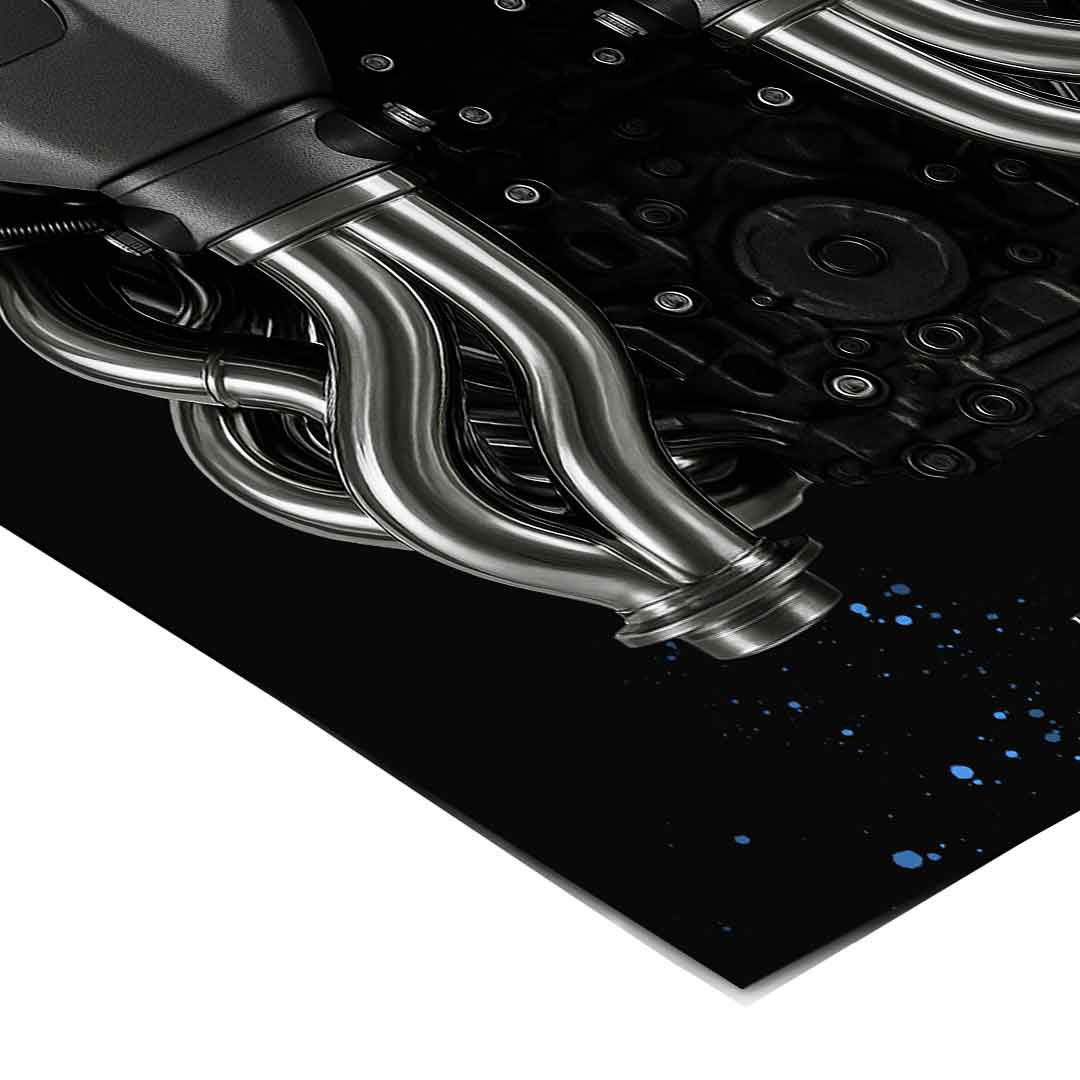 Bugatti Engine - Poster