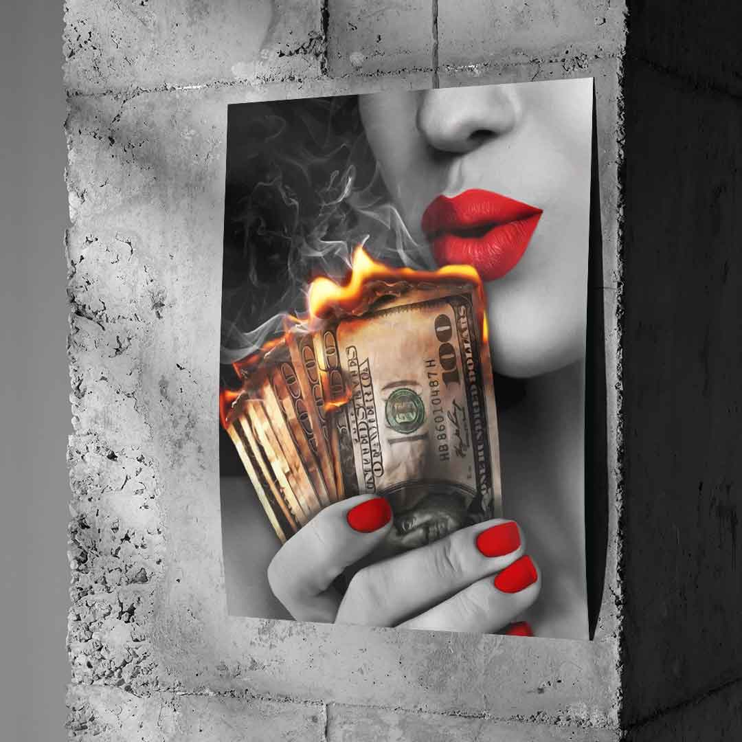 Burning Money - Poster