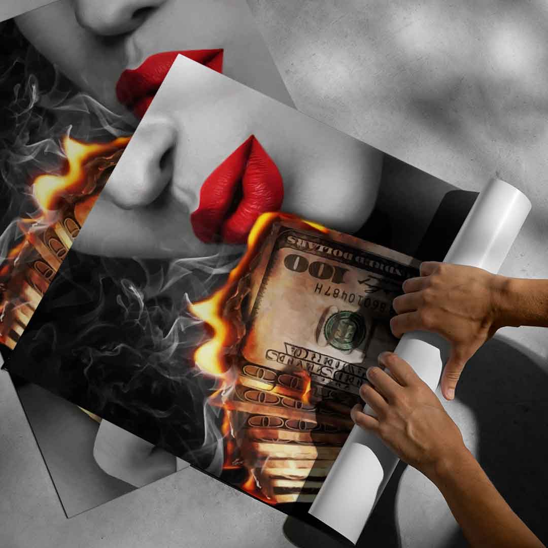 Burning Money - Poster