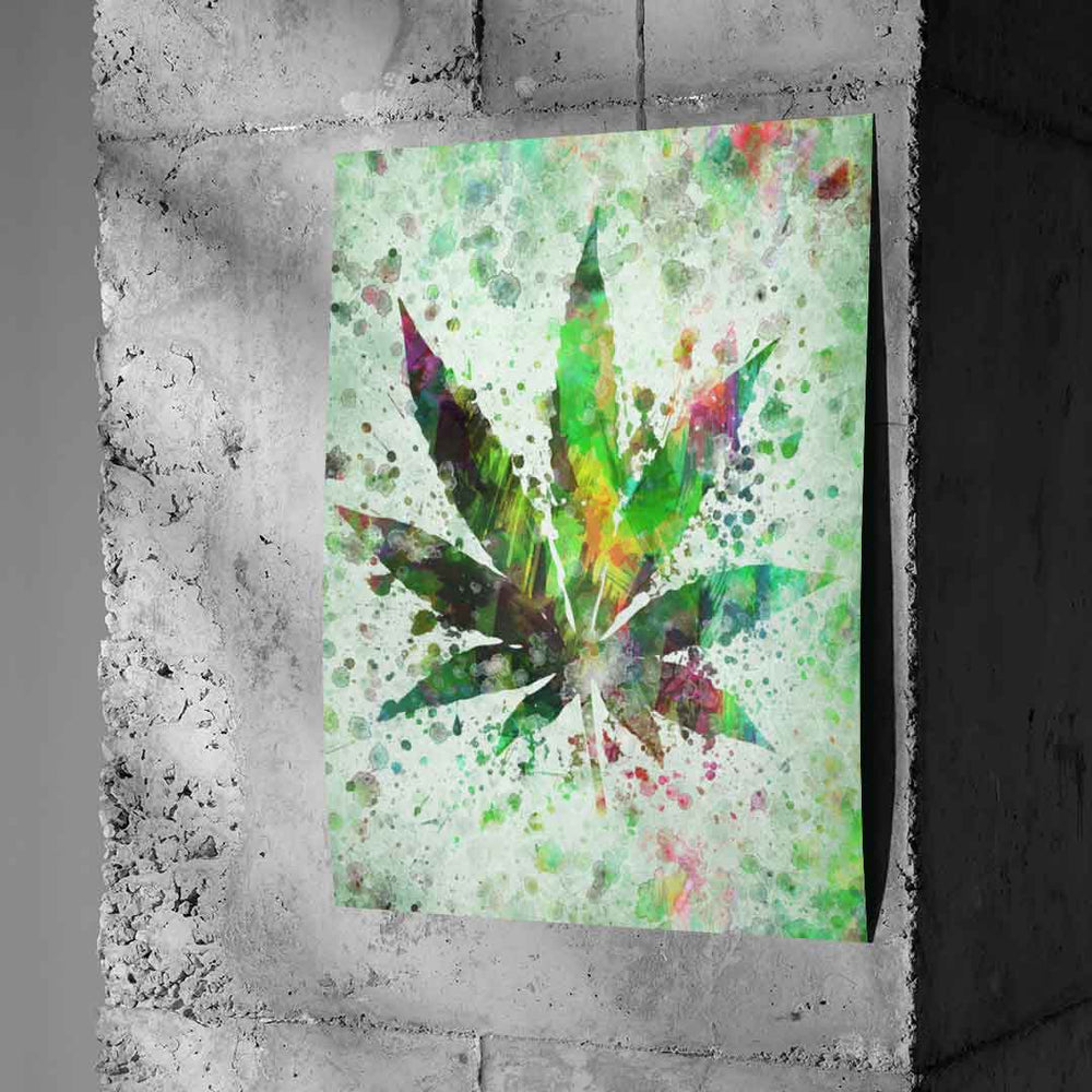 Cannabis Painting Poster – Ansicht 2