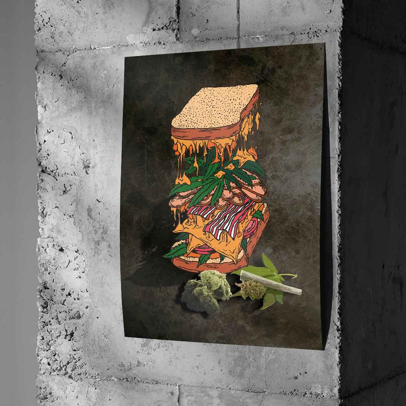 Cannabis Sandwich - Poster