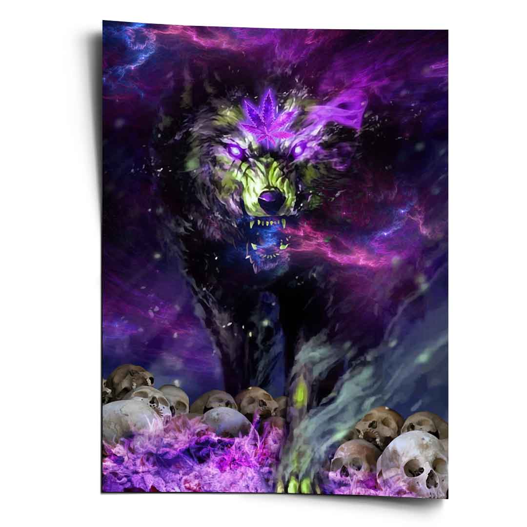 Cannabis Wolf - Poster