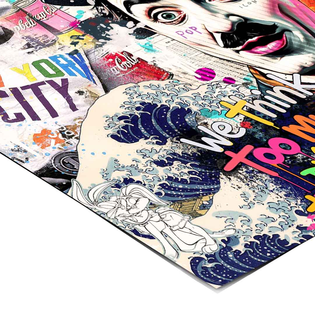 Chaplin Collage - Poster