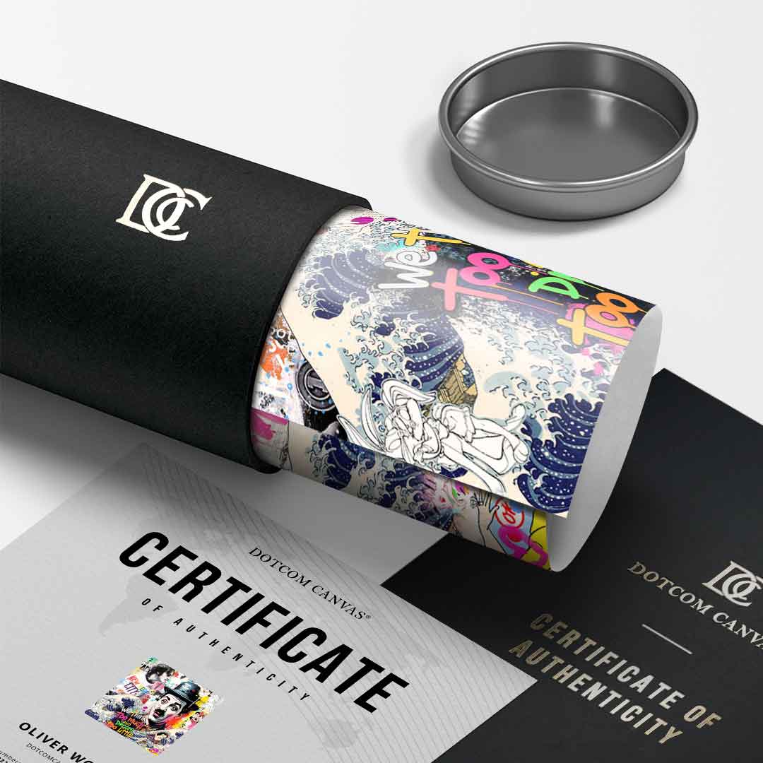 Chaplin Collage - Poster