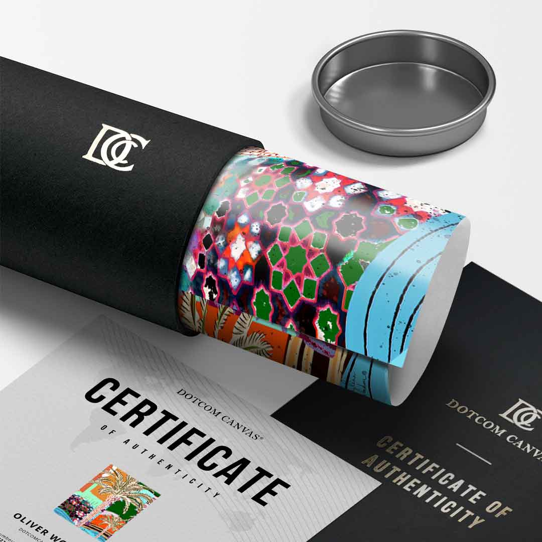 Colorful Palm Tree Poster