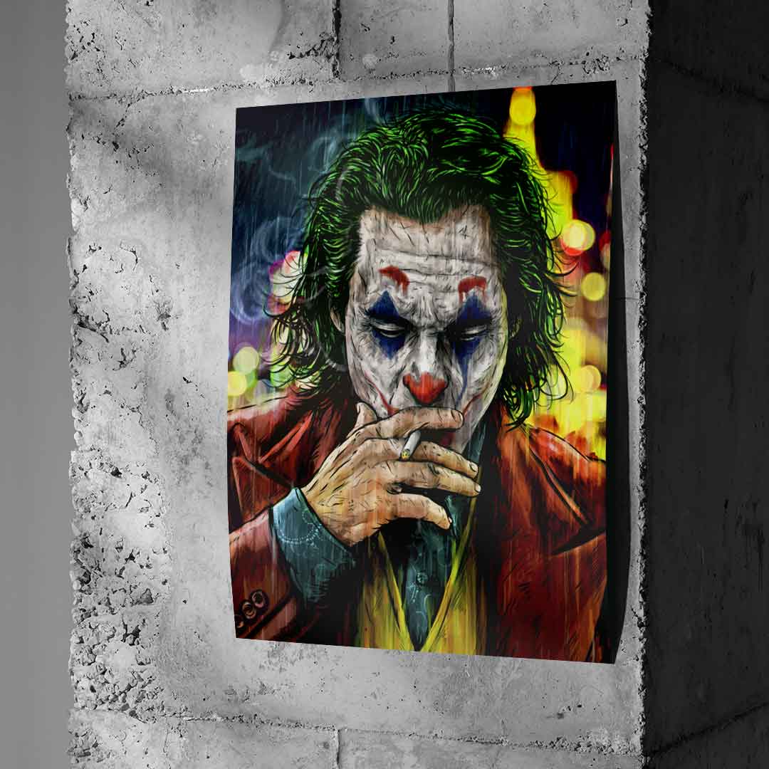Poster Creative Joker Wall Art Print – DOTCOMCANVAS®