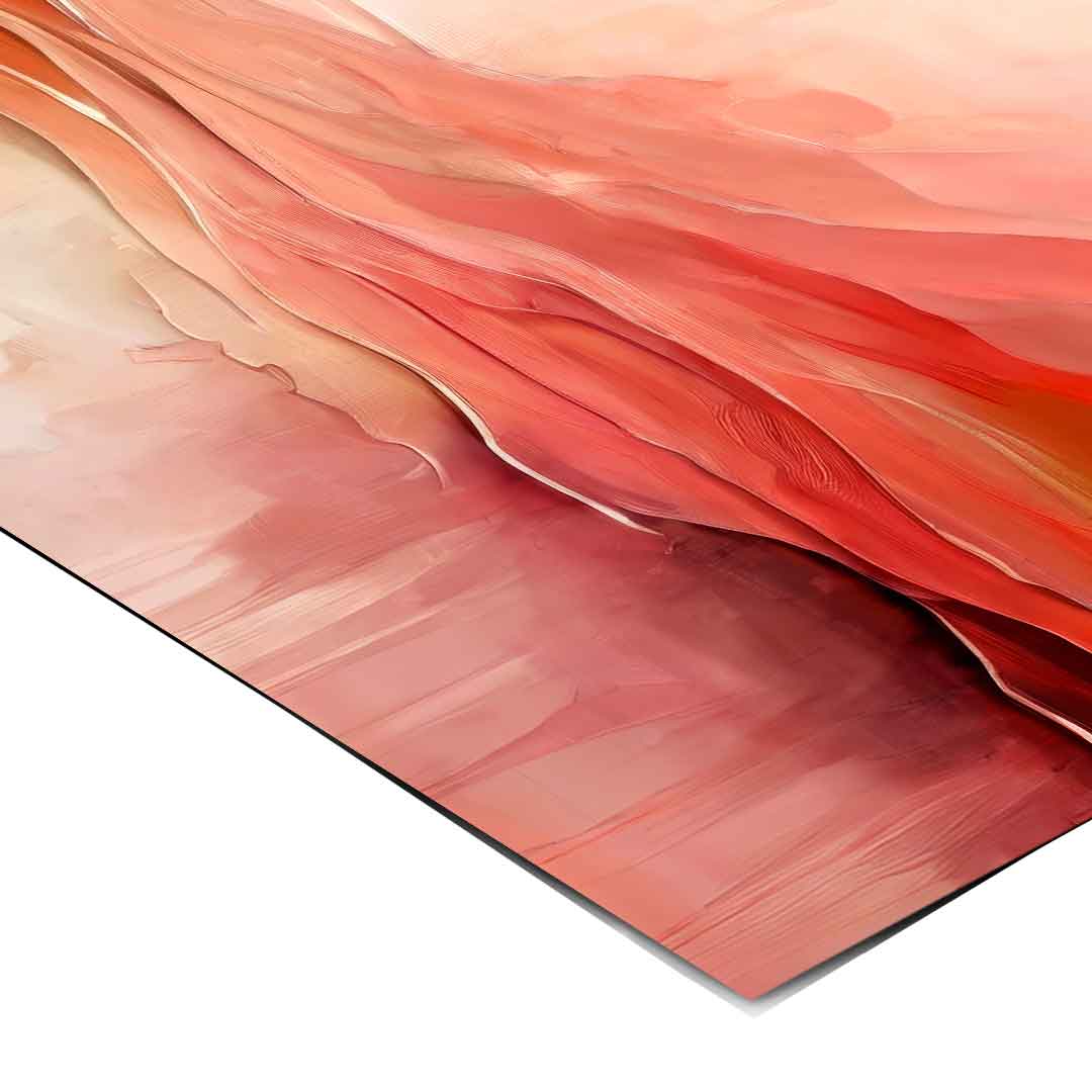 Crimson Peaks And Coral Valleys - Poster