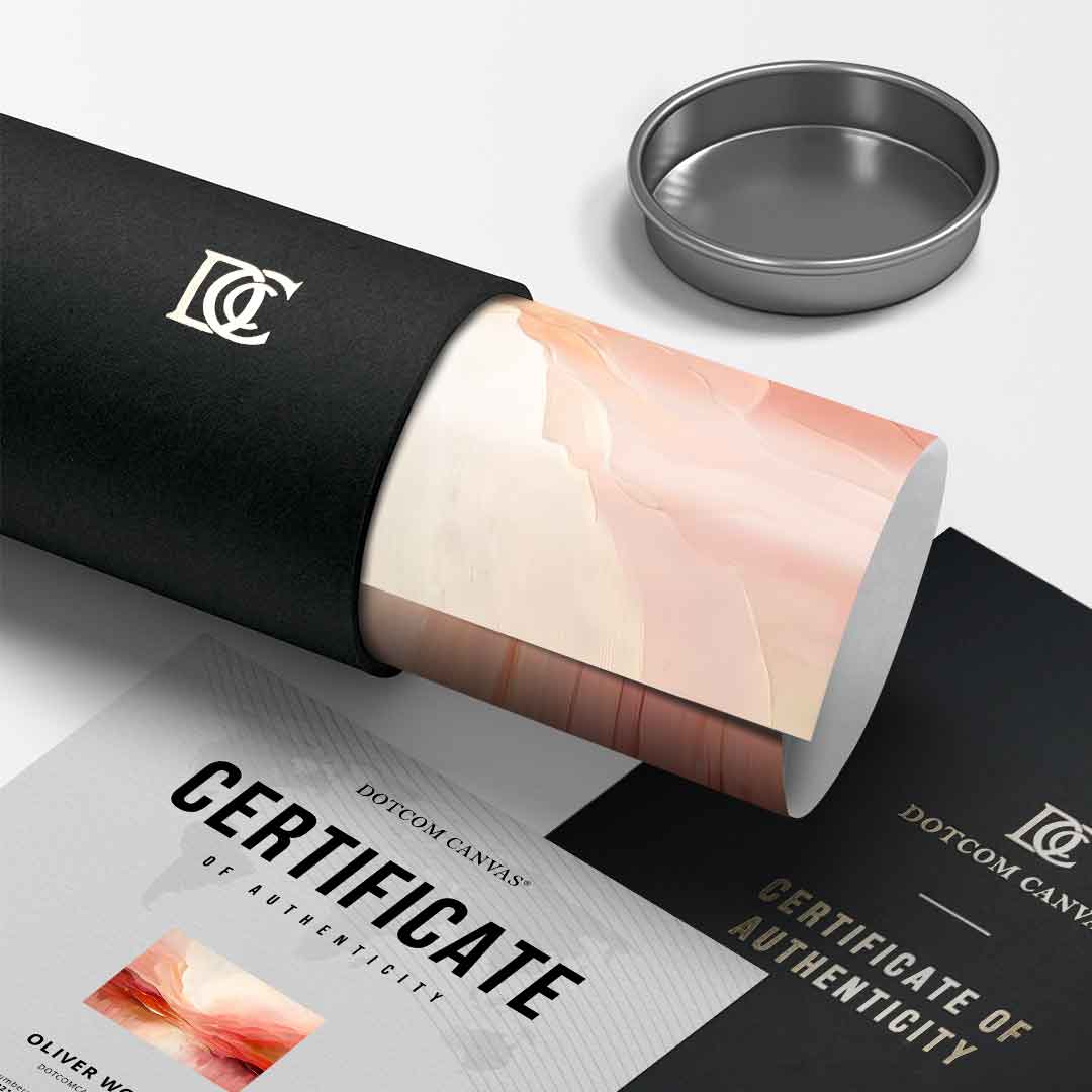 Crimson Peaks And Coral Valleys - Poster