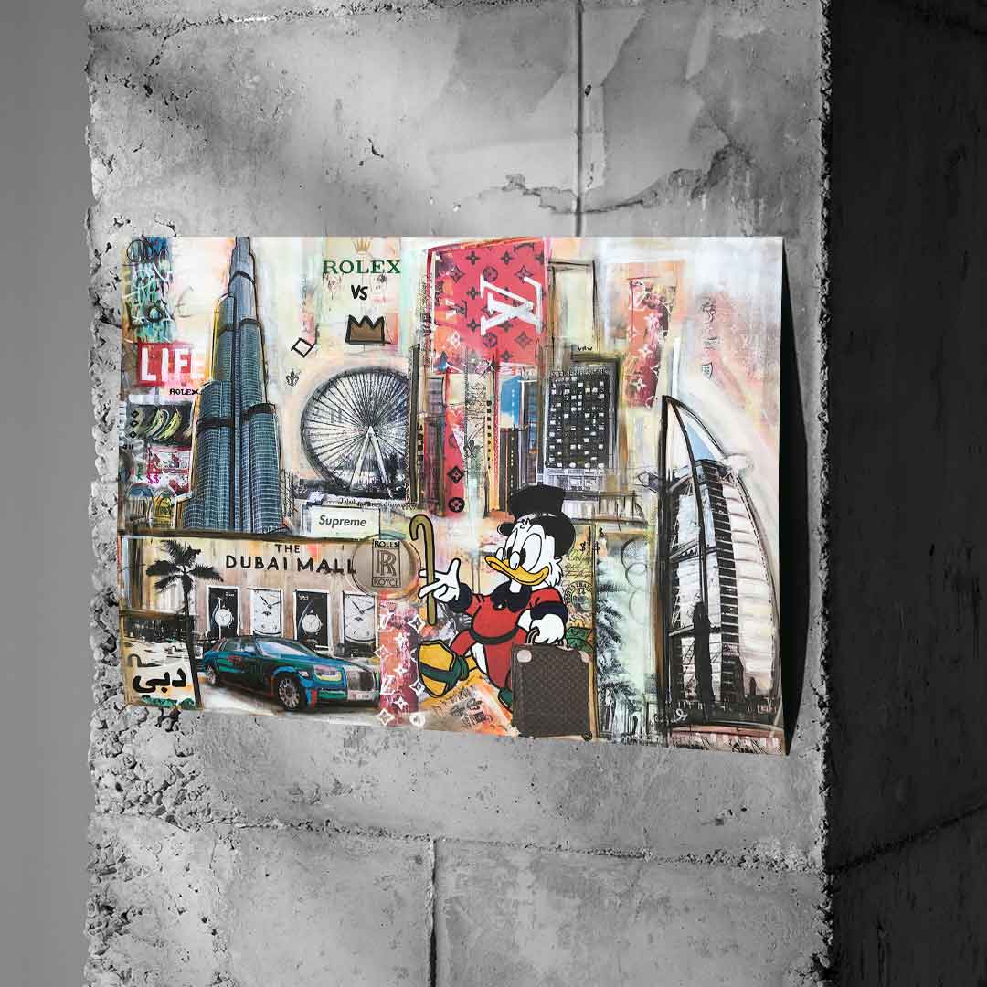 Scrooge McDuck in Dubai - Poster