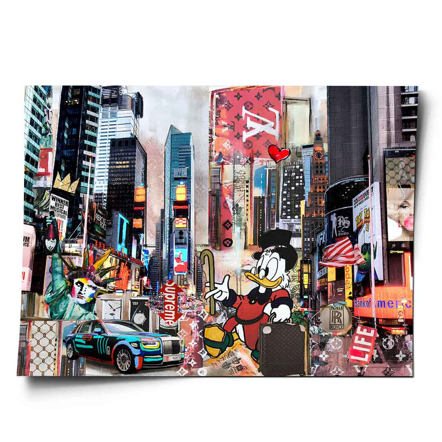 Scrooge McDuck in New York City - Poster – front