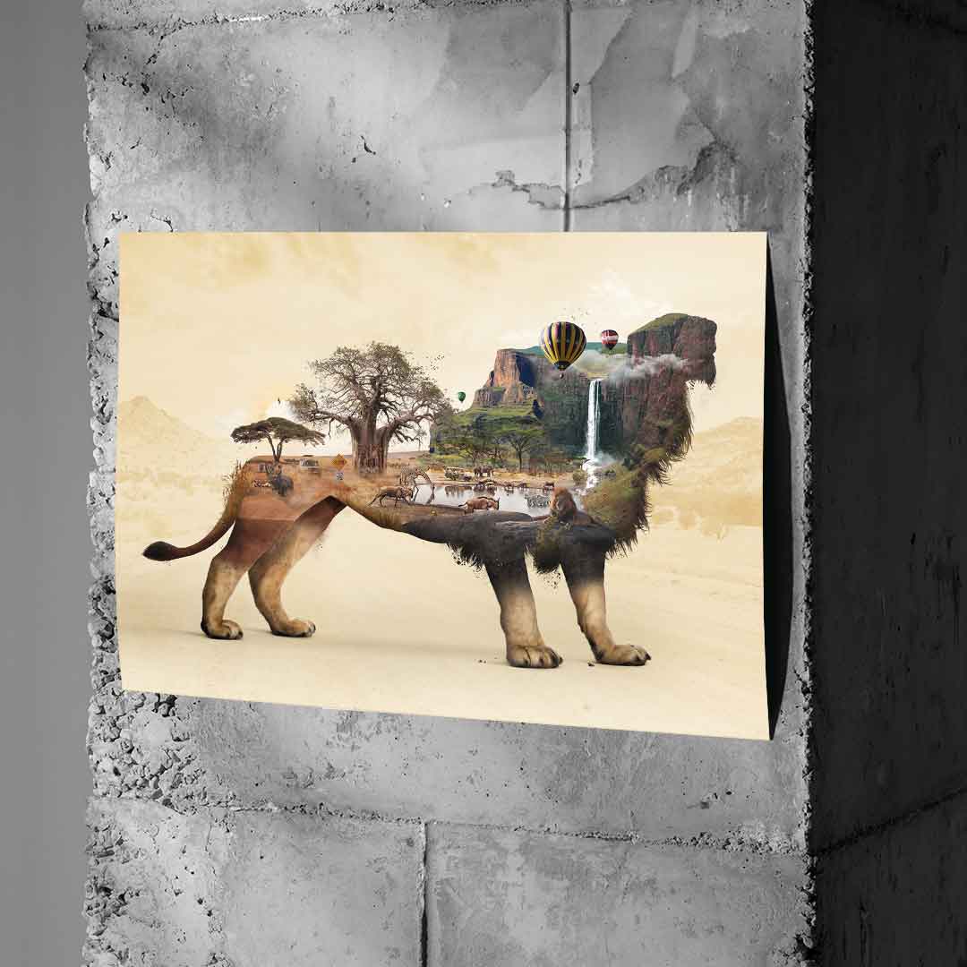 Das Löwenleben - Poster