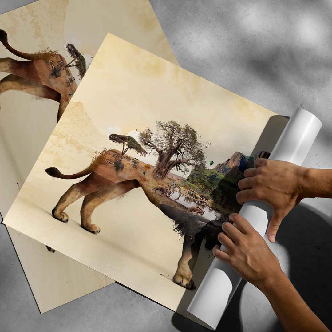 Das Löwenleben - Poster