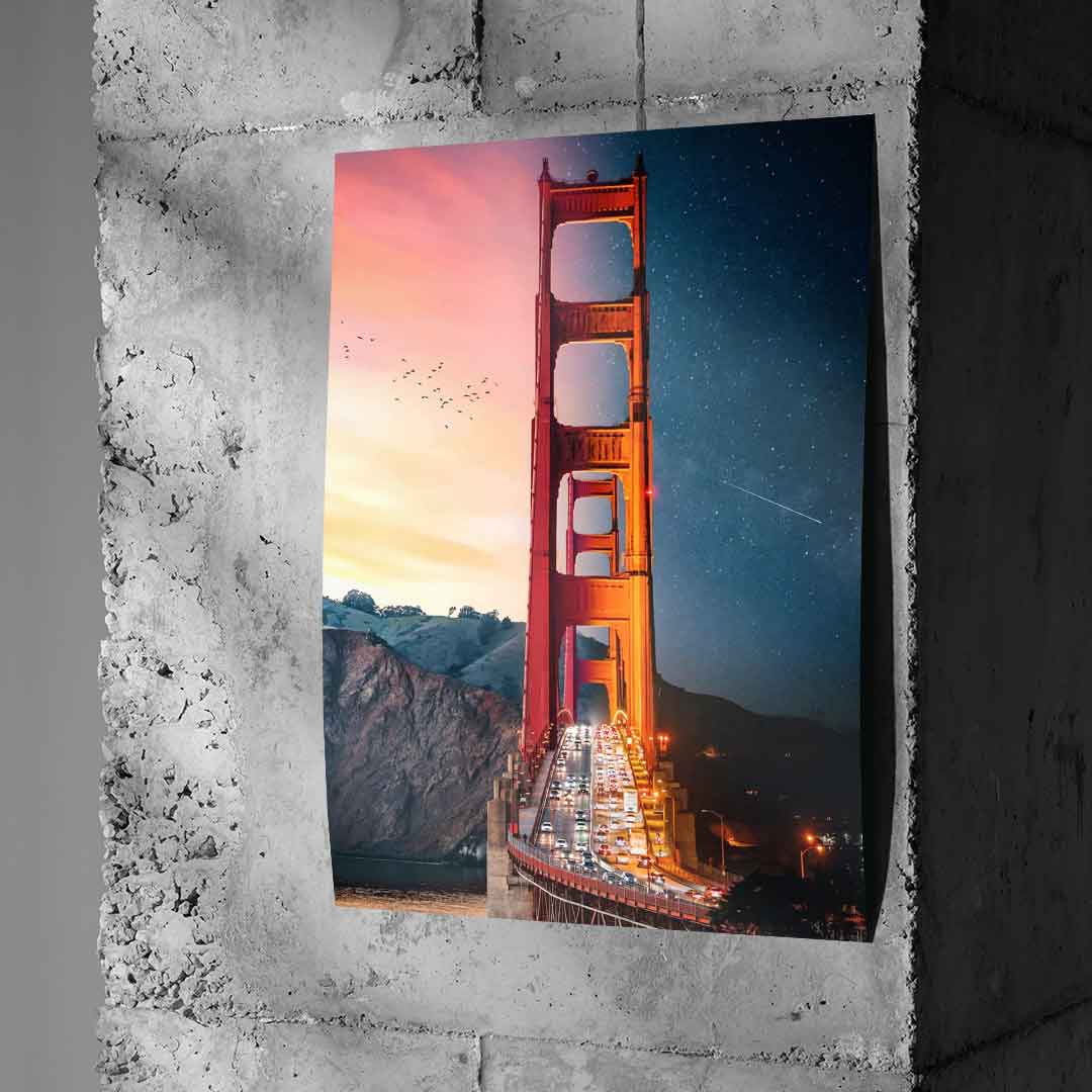 Day Night Bridge - Poster